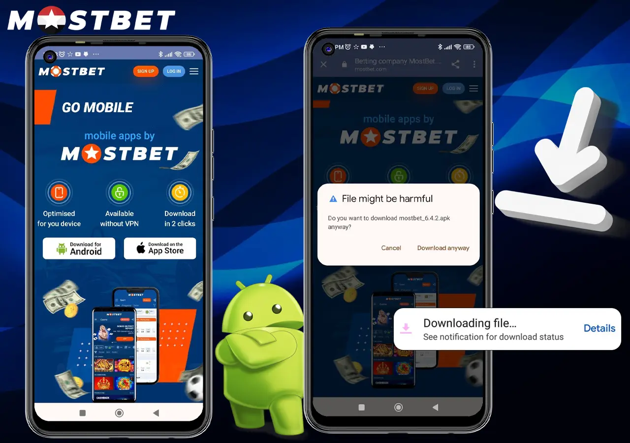 تحميل Mostbet APK لأجهزة Android في مصر