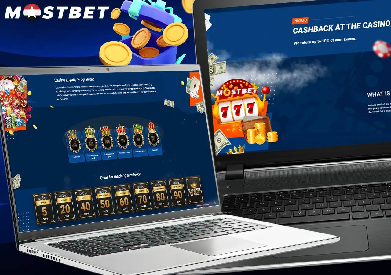 المكافآت للاعبين الحاليين في Mostbet