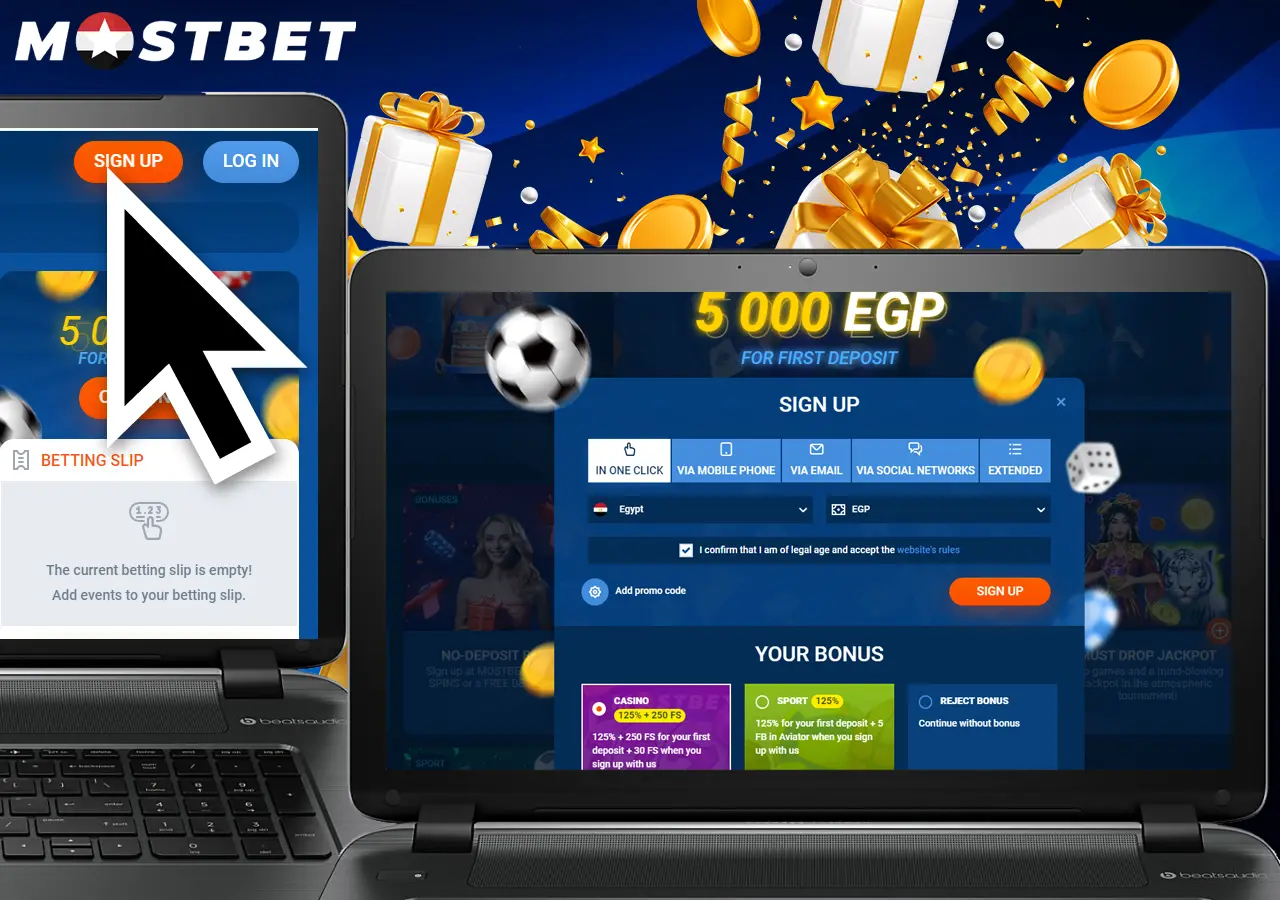 كيفية الحصول على مكافأة ترحيبية من mostbet
